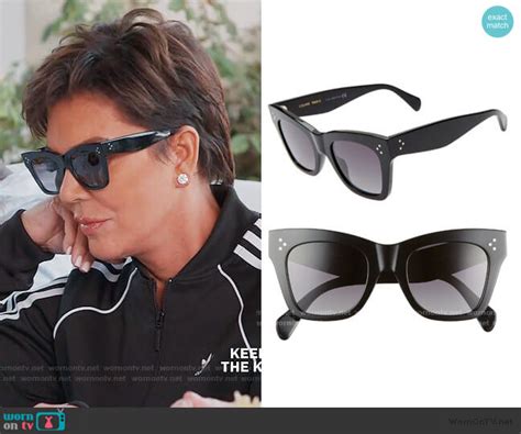 kris jenner sunglasses celine|kardashian glasses.